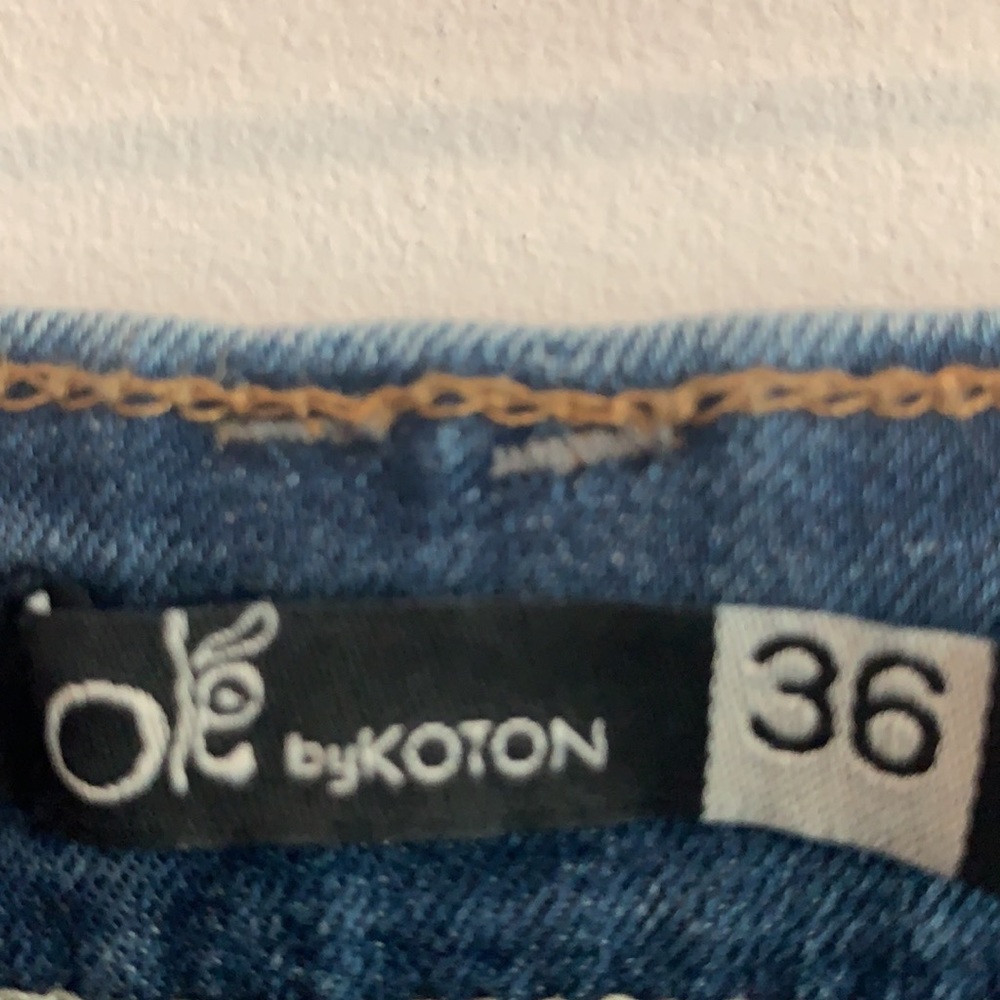 ❤️Koton ❤️great quality stretchy denim mini skirt - Picture 5 of 5